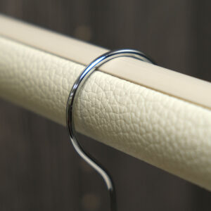 faux Leather-Wrapped Pole